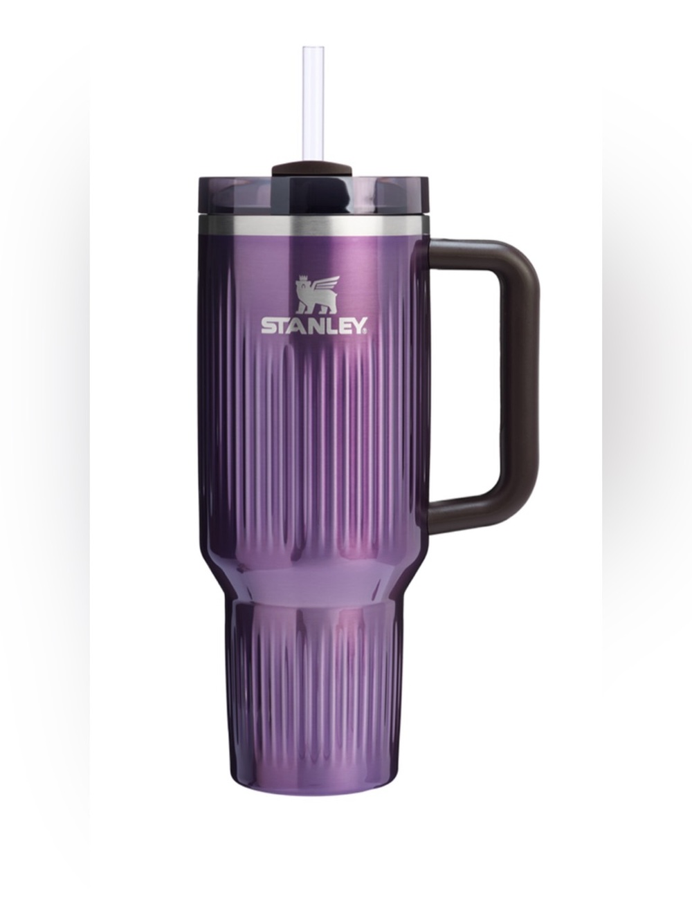 Stanley Quencher metallic “Wisteria Shine” H2.0 Fluted 40OZ Tumbler. NWT